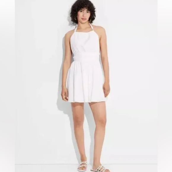 wild fable Dresses & Skirts - WILD FABLE 🐠 White Ruffle Mini Sun Dress | NWT